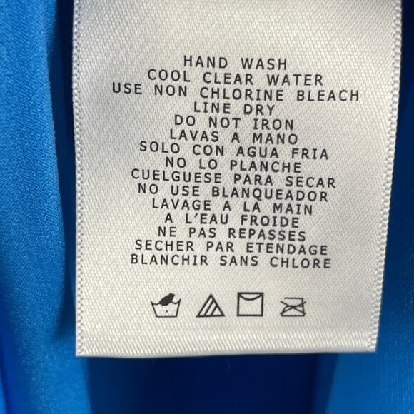 Magicsuit AZURE Blue Sophie Underwire Halter Top Tie Tankini Top Plus Size US 16 - Picture 10 of 12